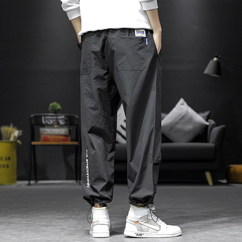 Летний фонарь, мужские штаны, повседневные брюки, большой размер