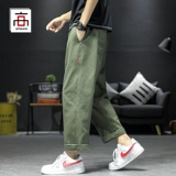 Осенние японские трендовые штаны для отдыха, свободный прямой крой, в корейском стиле