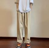 Цветные ретро штаны, тонкие японские повседневные брюки, в американском стиле, свободный прямой крой
