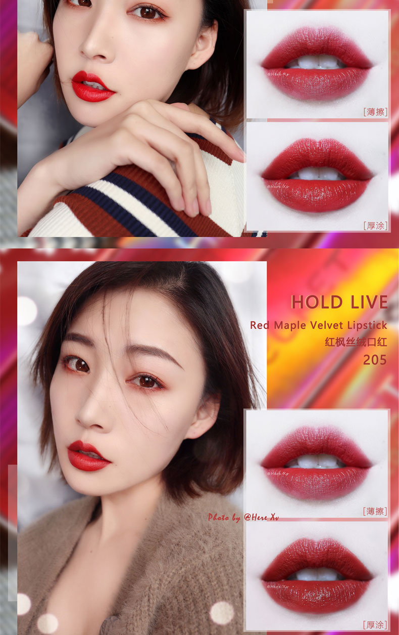GIÀY LIVE son đỏ phong nhung mờ màu cam ấm áp màu nâu cam Màu son cam không dễ bị mất màu - Son môi son lì 3ce