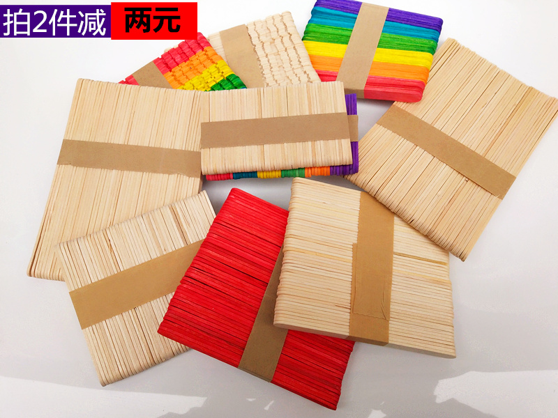 Kem que popsicle dính mô hình vật liệu mẫu giáo trẻ em sáng tạo tự làm nhà handmade đồ chơi mầm non