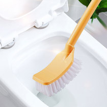 Blue toilet brush long handle bristle squat toilet toilet Household toilet brush cleaning artifact Bathroom brush