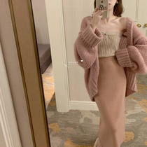 2021 new first fall womens dress Early autumn sweaters sweater dress and dresses autumn and winter little sub two suits autumn