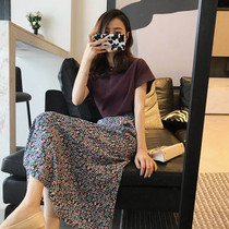 2022 Summer new womens dress Summer Little sub-summer style Two suits Broken Flowers dress for summer clothes