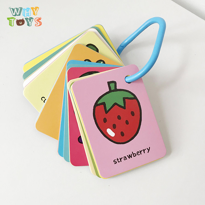 Group Merino Literacy Card Children English Cognitive Flashcards early to teach a single word card baby Admit the baby up to 2-3-5