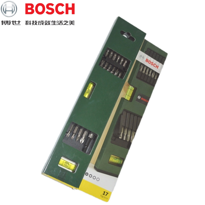 Bosch BOSCH three-in-one horizontal ruler 17 cross screw screwdriver head suit 2607017070