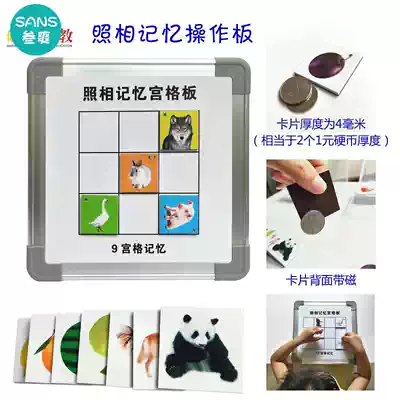 Magnetic Gusset Whole Brain Development Teaching Agee Memory Gage Board Teaching Agee Right Brain Memory Training Flash Card