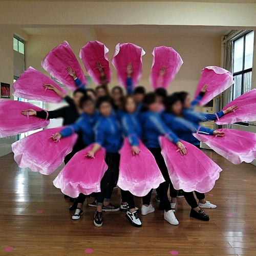 Шенши открытие цветов пион Большой лепесток танцевальный реквизит