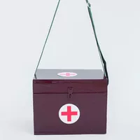 Темно -синяя коробка лекарств