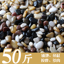 50 Jin cobblestone paving paving courtyard garden landscape natural size stone rain flower stone raw stone goose soft warm stone