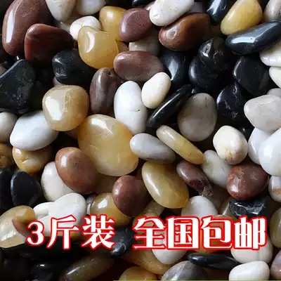 Colorful Natural pebbles Nanjing Yuhua stone original stone fleshy flower pot fish tank decorative stone small stone courtyard