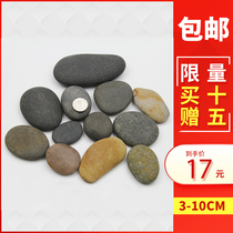 Painted stone pebbles Rain Flower Stone 3-10cm Cartoon creative painting stone DIY hand drawn original stone painting Stone