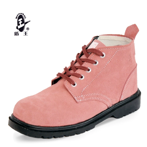 盾王 9788-7 Страхование труда обувь мужская безопасная обувь рабочая обувь боевая ботинка сталь Baochi Cow Pacific Страхование рабочей силы Защитное масло