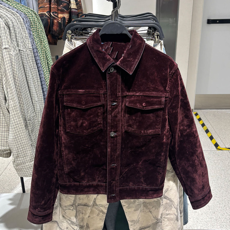 Za Taorz Autumn New Jacket 3715801 Men's Vintage Flocked Denim Short Jacket 3715801681 Za Taorz Autumn New Jacket 3715801 Men's Vintage Flocked Denim Short Jacket 3715801681