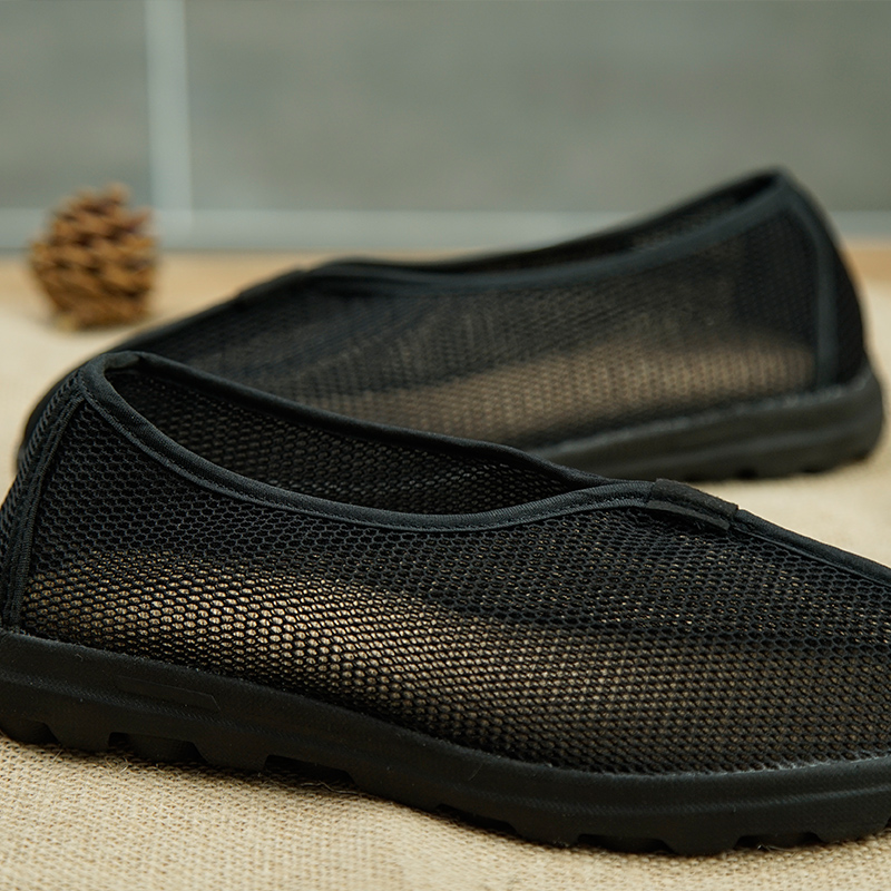 Sanskrit Summer monk monk Residence Rohan Shoes Casual Cool and breathable perspiration Deodorant Soft Bottom Wear-resistant web face Shoe