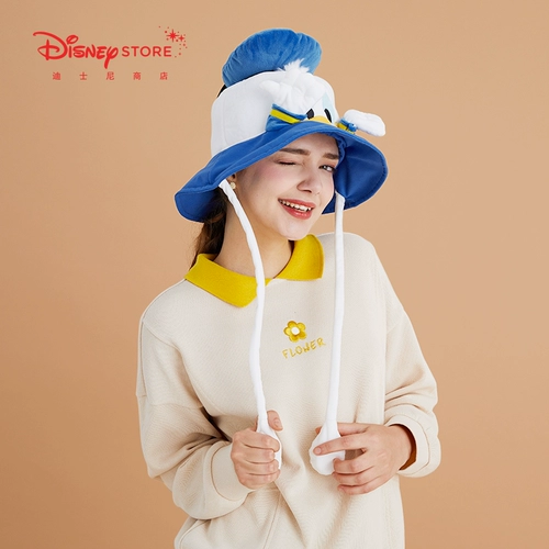 Дисней, мультяшная милая подвижная модная шапка, Дональд Дак