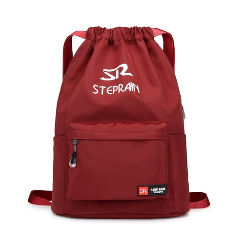 Сумка для путешествий, льняная сумка, мешочек, водонепроницаемый рюкзак подходит для мужчин и женщин для путешествий, спортивная спортивная сумка, цвет, на шнурках, для бега