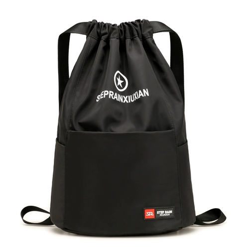Рюкзак подходит для мужчин и женщин, ранец, сумка для путешествий, спортивная универсальная спортивная сумка, простой вместительный и большой мешочек для путешествий, на шнурках