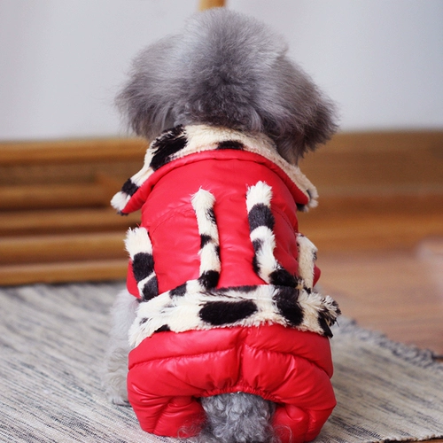 Одежда для щенка осень и зимняя одежда сгущенное плюшевое хлопковое пальто бишон Померанский маленький собачий щенок питомец