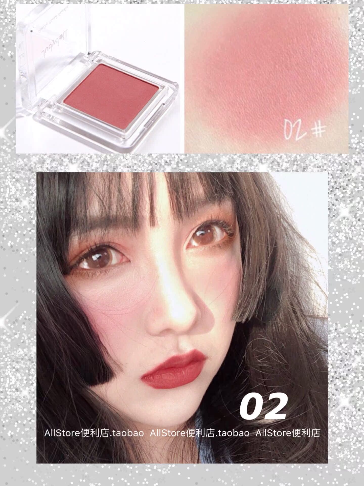 Judydoll Orange Orange Orange Purple Rose Nàng tiên cá Ji Polarized Monochrom Blush Trắng tự nhiên - Blush / Cochineal phấn má hồng loại nào tốt