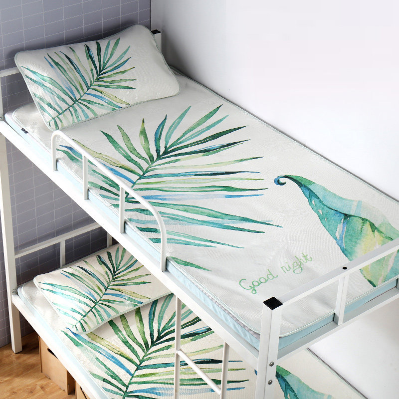 College student Dormitory Cool Mat single up and down Sleeping Room Ice Silk Mat summer Double cool mat 0 8m0 9m Mi-Taobao