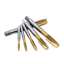 Spiral tap 5 high speed steel 6542 titanium plating machine with tap tip m3 m4 m5 m6 m8