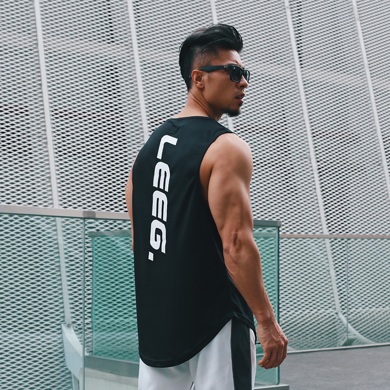 Basketball fitness vest men's loose muscle training clothes Running sports quick-drying waistcoat summer sleeveless t-shirt tide