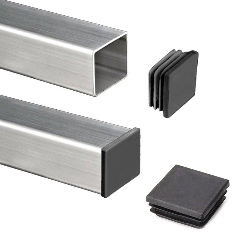 Thickened square tube plug head plastic inner plug chair foot cover table chair foot pad chair foot pad leg pad stool foot pad sealing plug