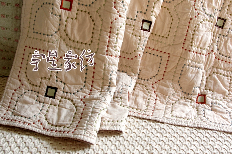 Chất lượng cao giặt bông Thêu quilting quilting mảnh duy nhất Tấm trải giường Khăn trải giường Trang trí thoải mái - Trải giường drap giường 1mx2m