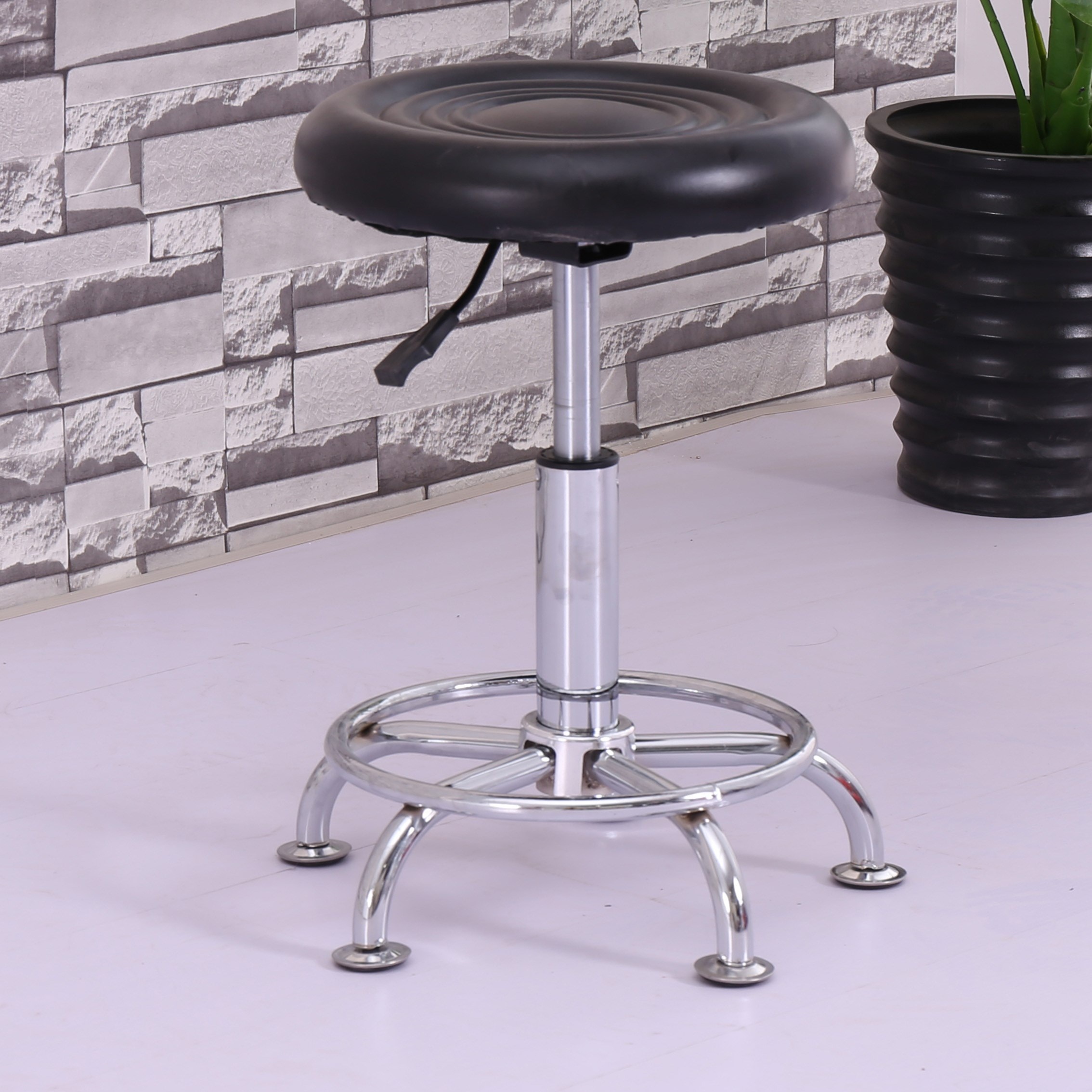 Beauty salon special beauty stool with pulley rotating hairdresser shop round stool shop lifting big work chair