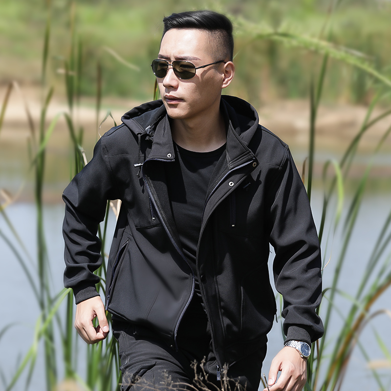 Winter camouflate suit Male Outdoor Special Army Uniform Plus Suede Thickened Mountaineering Clothing Warm Tactical Assault Women