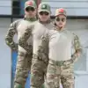 Summer camouflage suit suit male frog suit New work suit training Autumn military training Wear-resistant special work suit Seed security suit