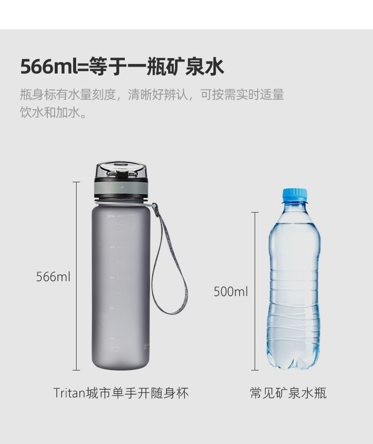 淘宝心选 美国进口Tritan材质 随手杯 500ml 图6