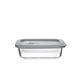 hộp cơm cắm điện unold Silicone nắp hộp lưu trữ thủy tinh borosilicate - Hộp cơm điện sưởi ấm hộp hâm nóng thức an lock&lock