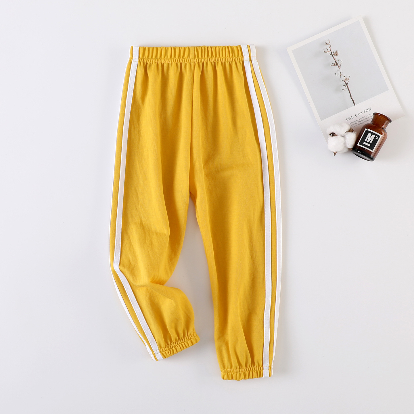 Childrens chống muỗi quần mùa xuân mới và mùa thu wearboys giản dị quần sweatpants bé gắn liền với bàn chân của quần lỏng lẻo.