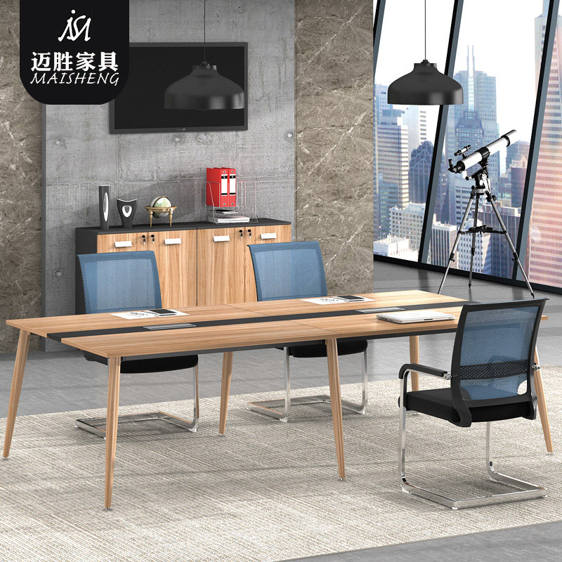 Office furniture conference table long table brief modern small plate training table rectangular desk chair strip table