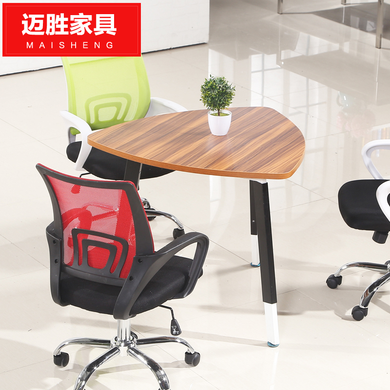Meeting table and chair combination Simple modern reception desk office to negotiate round table table small meeting table