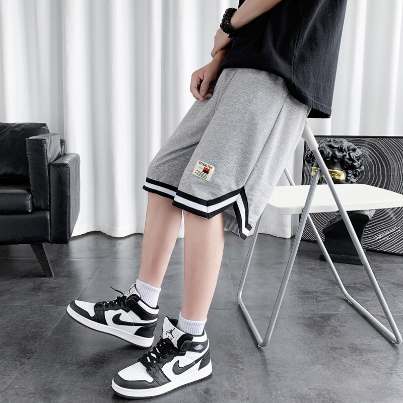 Sleeping Pants Men's Summer Pure Cotton Thin men's Home Pants Shorts Loose Casual Shorts Teenagers 50% Pants Extras