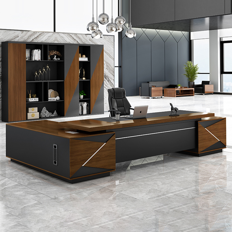 Light luxury desk boss desk simple modern desk chair combination president supervisor manager desk office furniture