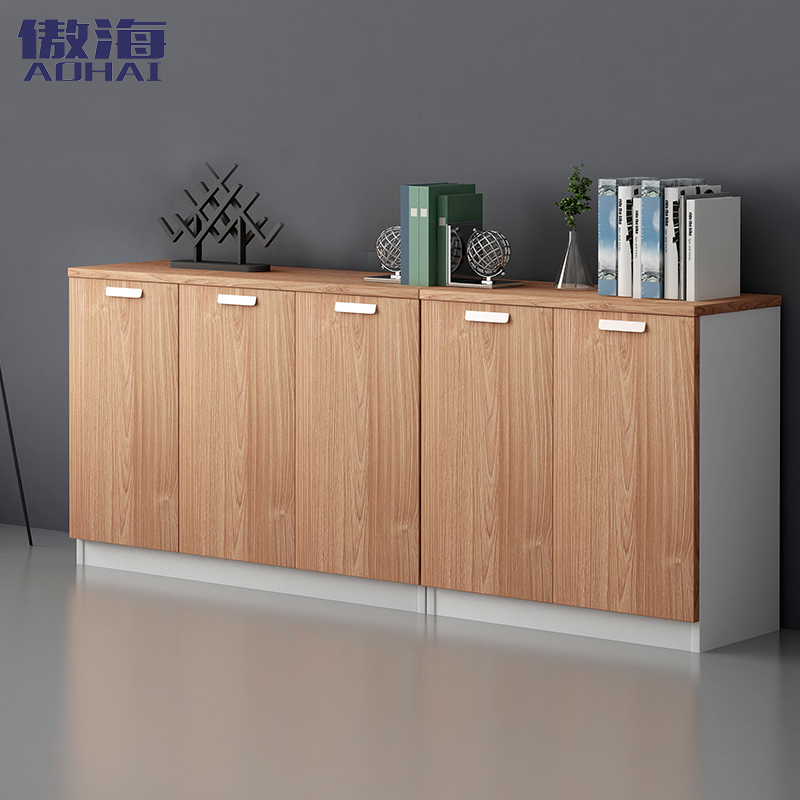 Office furniture Cabinets Bookcase Bookcase SHORT CABINET OFFICE CABINET INFORMATION CABINET WOOD OFFICE CABINET STAFF TEA WATER CABINET