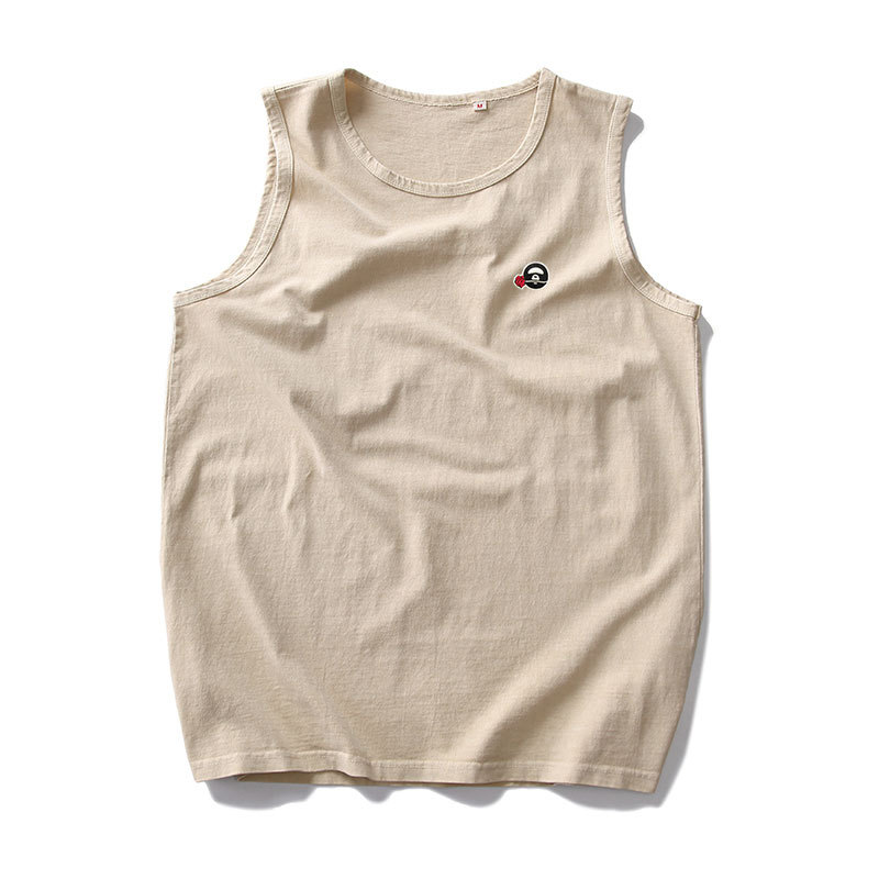 Bape Duck Men's Pure Cotton Sports Vest Men's Summer Loose Casual Simple Versatile Solid Color Sleeveless T-Shirt Bape Duck Men's Pure Cotton Sports Vest Men's Summer Loose Casual Simple Versatile Solid Color Sleeveless T-Shirt