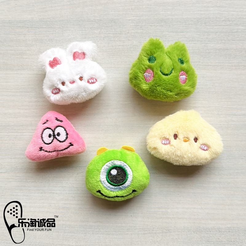 New Crocs Shoes with Decorative Charms, Plush Animal Rabbit, Chick, Frog Shoe Charms Accessories for Crocs