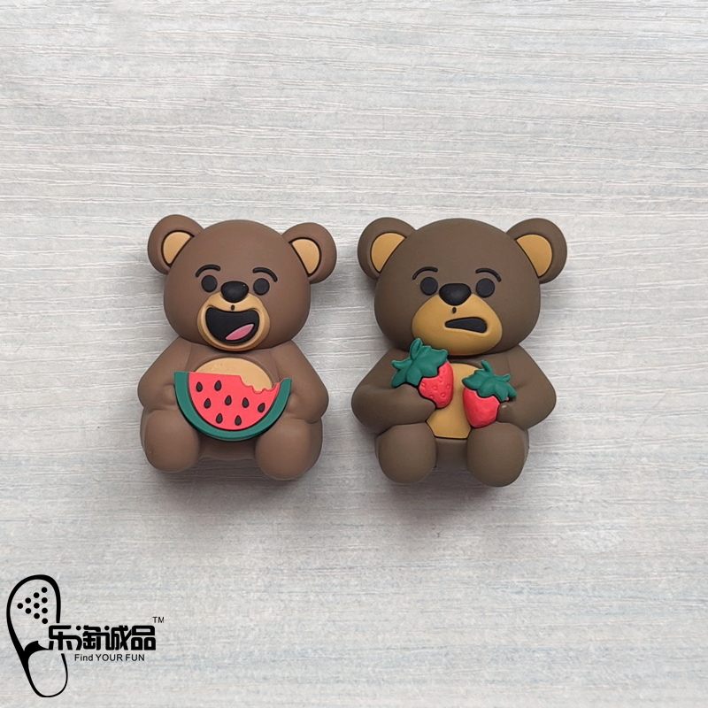 New Crocs Accessories Shoe Charms 3D Big Bear Hugging Watermelon Christmas Bear Shoe Buckle Decorations Crocs New Crocs Accessories Shoe Charms 3D Big Bear Hugging Watermelon Christmas Bear Shoe Buckle Decorations Crocs