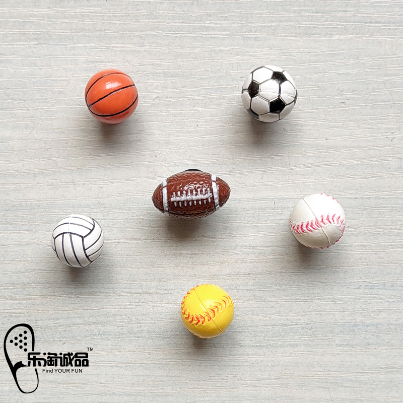 New Crocs Accessories Hole Shoe Charms Shoe Decorations 3D Three-Dimensional Ball Basketball Shoe Charms Crocs Accessories
