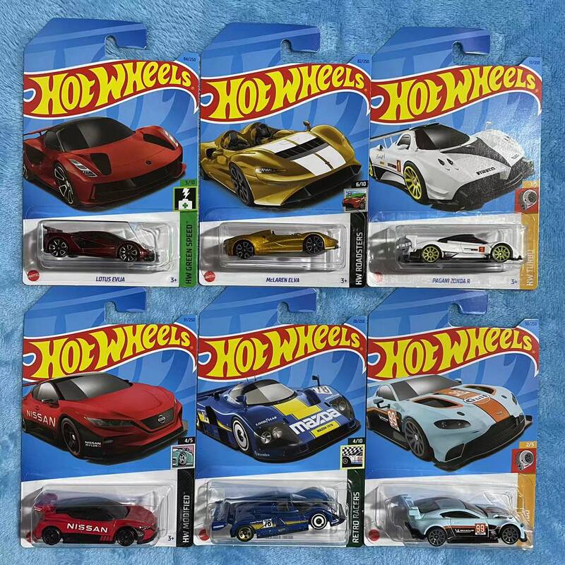 23D Batch Hot Wheels Hot Little Sports Car Versatile Small Car Traffic Track Car Alloy Car Toy Boy C4982