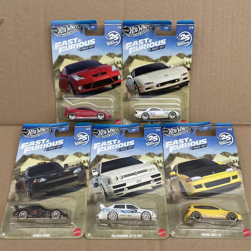 New Hot Wheels Silver Label Fast and Furious Hnr88 Mazda Honda Civic Volkswagen Jetta Alloy Car Model New Hot Wheels Silver Label Fast and Furious Hnr88 Mazda Honda Civic Volkswagen Jetta Alloy Car Model