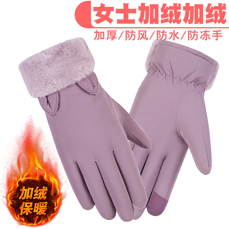 Перчатки touch screen gloves women winter outdoor glove 女士冬季手套