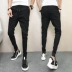 2020 xuân mới quần nam phiên bản Hàn Quốc xu hướng anh chàng chân nhỏ quần harem quần lửng dây thon - Quần mỏng Quần mỏng