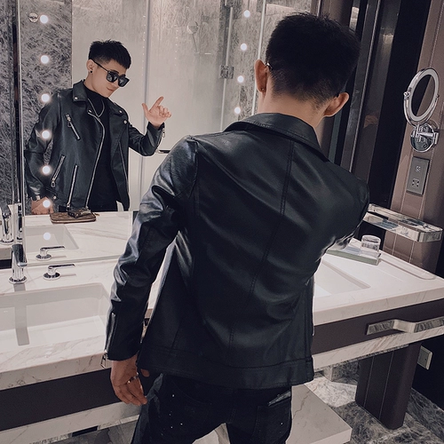 Ретро куртка, облегающий крой, в корейском стиле, популярно в интернете