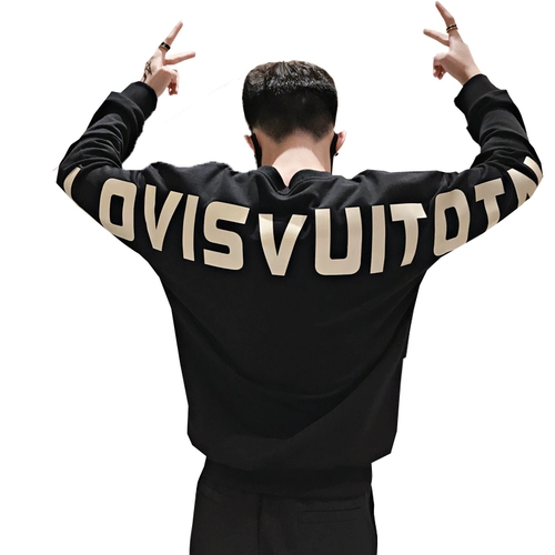 Осенняя трендовая толстовка, модный лонгслив, футболка, оверсайз, популярно в интернете